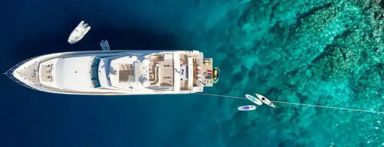 Cabin interior of gulet yacht